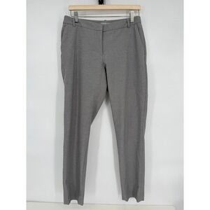 H&M Gray Houndstooth Career Casual Ankle Pants‎ Trousers Size 8 Work Office